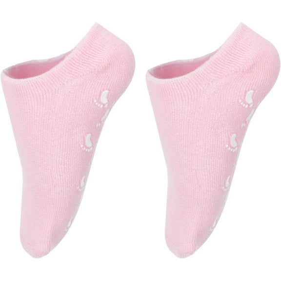 1 Pair Gel Socks Women’s Socks Hydrating Lotion Socks for Stocking Stuffers for Adults Foot Softening Socks Calluses Socks Silicone Heel Protector Pink Dry Foot Moisturizing Cover