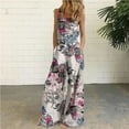 thumbnail image 1 of Puntoco - Mono sin mangas para mujer, estilo casual, con estampado floral, pantalones de pierna ancha para verano Puntoco Puntoco-3678, 1 of 8