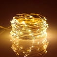 thumbnail image 3 of FloreceBien Cadena de Luces LED, Luces de Hadas Estrelladas de Alambre de Cobre con Pilas, Luces con Pilas para Dormitorio, Navidad, Fiestas, Bodas, Centros de Mesa, Decoración (5m/16ft Blanco Cálido), 3 of 8
