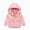 Light Pink, variant on zuwimk Girls Windbreaker Jacket - Lightweight Wind and Water Resistant Insulated Girls Jacket with Storm Cuff Sleeves & Hood(4-5Years,Light Pink)