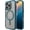 Retro Blue, variant on ZAGG Santa Cruz Snap Case for iPhone 16 Pro Black