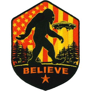 Bigfoot Sasquatch Embroidered Iron-On Patch – Winks For Days