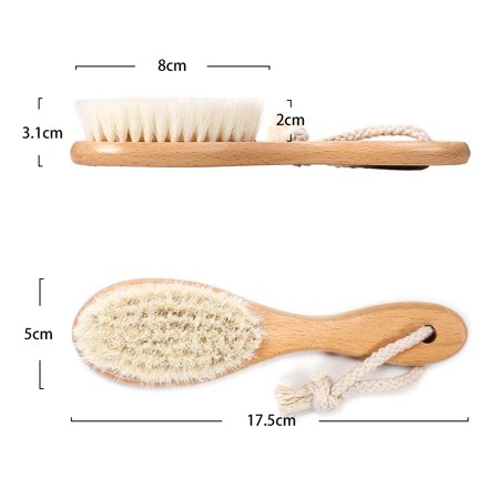 Brosse A Cheveux En Bois Pour Bebe Nouveau Ne Peigne A Cheveux Pour Bebe Laine Douce Cuir Chevelu Massage Bebe Berceau Cap Soin Brosse A Cheveux Walmart Canada