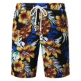 thumbnail image 1 of Flower Leaves Graphic Beach Shorts Pants Men 3D Printed y2k Surf Board Shorts Summer Hawaii Swimsuit Swim Trunks Cool Ice Shorts Fivean unisex, 1 of 2