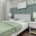 thumbnail image 4 of K/D Queen Bed Panel 7 slats w/ metal support bar, White Wash, 4 of 8