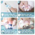 thumbnail image 4 of LED Pet Nail Clipper Scissors Professional Safety Nail Clipper Stainless Steel Convenient Nail Cutter Pet Dog Cat Claw Toe Clean, 4 of 5