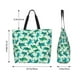 thumbnail image 5 of Balery Green Sea Turtle Bolsa Tote Estilo Estético con Cremalleras, Bolsa de Hombro, Bolsa de Compras Grande y Plegable, 5 of 8