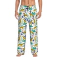 thumbnail image 2 of Kdxio Summer Leopard Print Men's Sleep Pajama Pant Lounge Pants with Pockets, 2 of 8