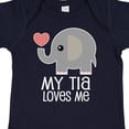 thumbnail image 4 of Inktastic My Tia Loves Me Grandchild Boys or Girls Baby Bodysuit, 4 of 5