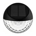 thumbnail image 2 of Aplique solar de pared para exteriores: lámpara LED impermeable para jardín con sensor de movimiento o encendido automático al anochecer, aplique de pared semicircular decorativo para patio, valla,, 2 of 6