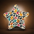 thumbnail image 3 of Star Shaped Energy Saving Night Light Living Room Night Light, Bedroom Night Light, Corridor Night Light, Study Night Light Pretty Colorful Leopard Print, 3 of 6
