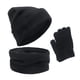 thumbnail image 1 of Conjunto de 1 a 3 gorros y bufandas de invierno para hombres y mujeres, guantes y bufandas cálidos con forro polar de punto y pantalla táctil, 1 of 6