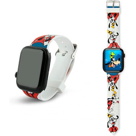 iJoy Disney WristBand for Apple Watch Universal Fit and Adjustable Soft Durable Silicone Apple Watch Band 42/44MM Light Weight Secure Grip - Goofy