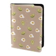 thumbnail image 2 of Pofeuu Egg and Avocado Print Travel Document Organizer Passport Holder Men Women for Family (6.5 in x 4.5 in),Wallet Holder Credit Card Clutch Bag Case, 2 of 5