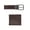 Brown, variant on Bifold Wallet and Belt with Gift Box
