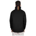 thumbnail image 5 of Men's New Era Black Cleveland Browns Functional Fandom Balaclava Helmet Stripe Tri-Blend Hoodie, 5 of 5