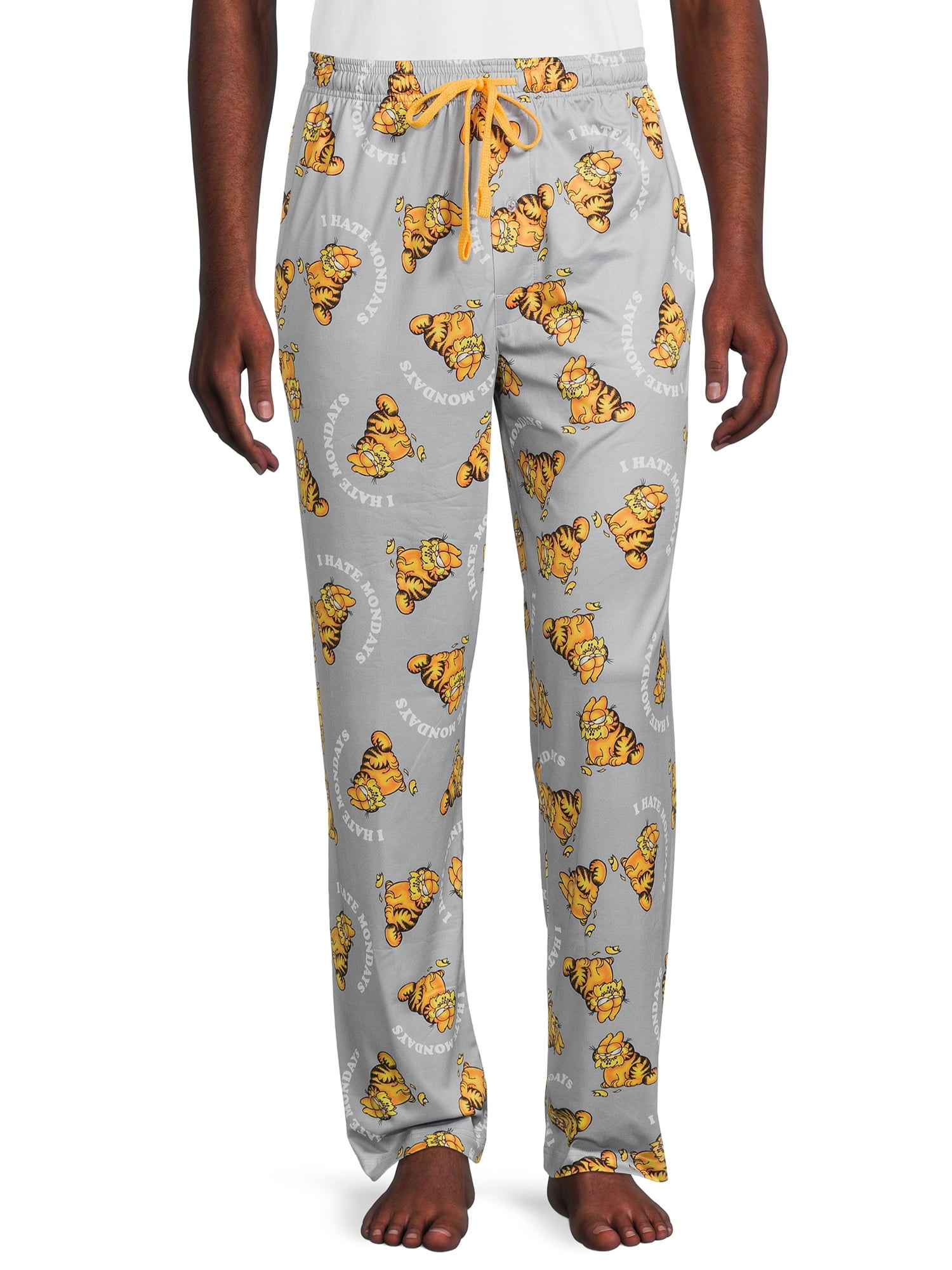 Garfield, Adult Mens, Logo Pajamas Sleep Pants, Sizes S-2XL