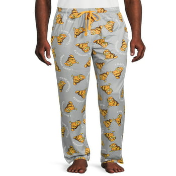 Garfield, Adult Mens, Logo Pajamas  Pants, Sizes S-2XL