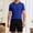 Blue, variant on Mens Short Sets Two Piece Set Men's T Shirts Short Sleeve & Shorts Mens Summer Outfits Beach Outfits Men Clothes