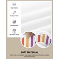 thumbnail image 2 of Rainbow Stripes, Chair Seat Covers for Dining Room Stretch Chair Seat Covers Set of 4, Gradual Modern Geometric Stripes Chair Seat Protector Cushion Slipcovers for Kitchen Restaurant Office, 2 of 6