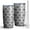 Geometric Diamond, variant on 20oz Tumbler with Lid and Straw Stainless Black and White Dot Steel Vacuum Insulated Water Coffee Tumbler Cup, Double Wall Vacuum Insulated Travel Mug Reusable Tumblers for Ice Drinks, Hot Beverage