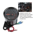 thumbnail image 3 of Electronic Tachometer, Dc 12v Universal Motorcycle Led Backlight Tachometer Electronic Tach Meter Gaugeblack1pcs), 3 of 5