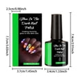 thumbnail image 4 of Glowly In The Dark Nail Polish Vibrants Colors Perfects For Everyday Wear And Parties 10ml, 4 of 4