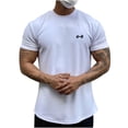 thumbnail image 2 of Active Shirts Mens Waterproof T-Shirts Lightweight Breathable Quick Dry Sun Protection Shirt Casual Gym Tops, 2 of 5