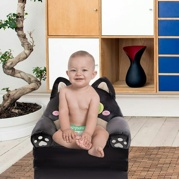 Cartoon 3 Layer Foldable Kids Sofa Multifunctional Chair for Boys & Girls ( Themed Soft Seat)
