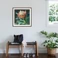 thumbnail image 3 of Art.com Deep Protea Crop Art Print by Danhui Nai, Brown Frame Wall Art, 29" x 29", 3 of 5