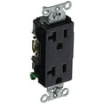 thumbnail image 2 of Hubbell DR20BLK Réceptacle Déco, Joint Ground, 20 amp 125V, 5-20R, Noir, 2 of 3