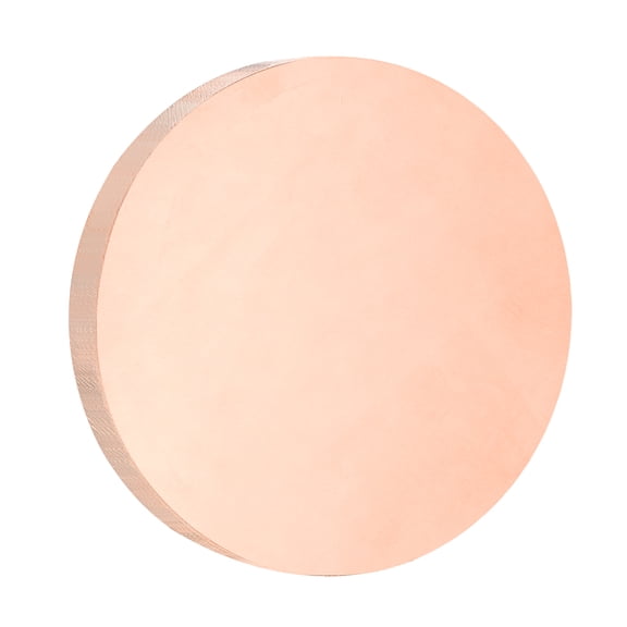 Uxcell Pure Copper Round Plate, 0.2"(5mm) Thick 1.2"(30mm) Dia C1100 Copper Round Disc Metal Cut Material for Crafts DIY Electrical Repair Industrial