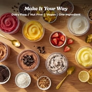 Ninja CREAMi Ice Cream Maker, for Mix-ins, Milkshakes, Sorbet, 5 One-Touch Programs, (2) 16 Oz Pint Containers & Lids, NC350 White