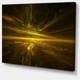 thumbnail image 2 of Bright Golden Chaos Fractal Design - Contemporary Abstract Wall Art, 2 of 3
