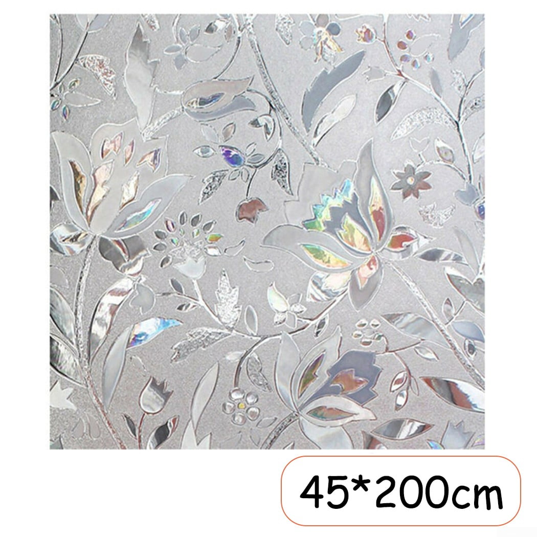 3D  PVC Frosted DIY Self-Adhesive Window Glass Film Sticker Privacy Protector 