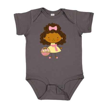 

Inktastic Easter African American Girl Gift Baby Girl Bodysuit