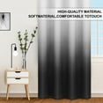 thumbnail image 4 of Alishomtll Room Darkening Black Blackout Curtains Grommet Window Drapes for Living Room Bedroom ,2 Panels of 52" W x 84" L, 4 of 9
