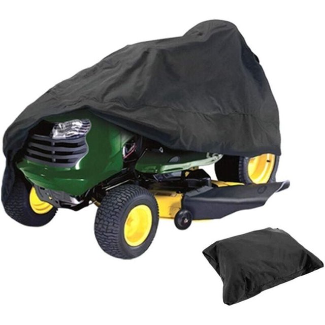 Funda impermeable para cortacésped, funda para tractor de jardín con protección UV, M (177 x 110 x 110 cm).,--
