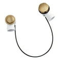 thumbnail image 2 of Signature Hardware PVC Cable Drain & Overflow for 17" - 22" Deep Alcove Tubs - Brushed Gold, 2 of 5