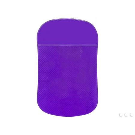 CyonGear Purple Non Slip Pad Holds Cell Phones, MP3 Players, Sunglasses, Coins, Keys, & Pens