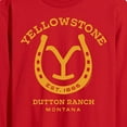 thumbnail image 2 of Yellowstone - Horseshoe Lockup - Men's Long Sleeve T-Shirt, 2 of 5