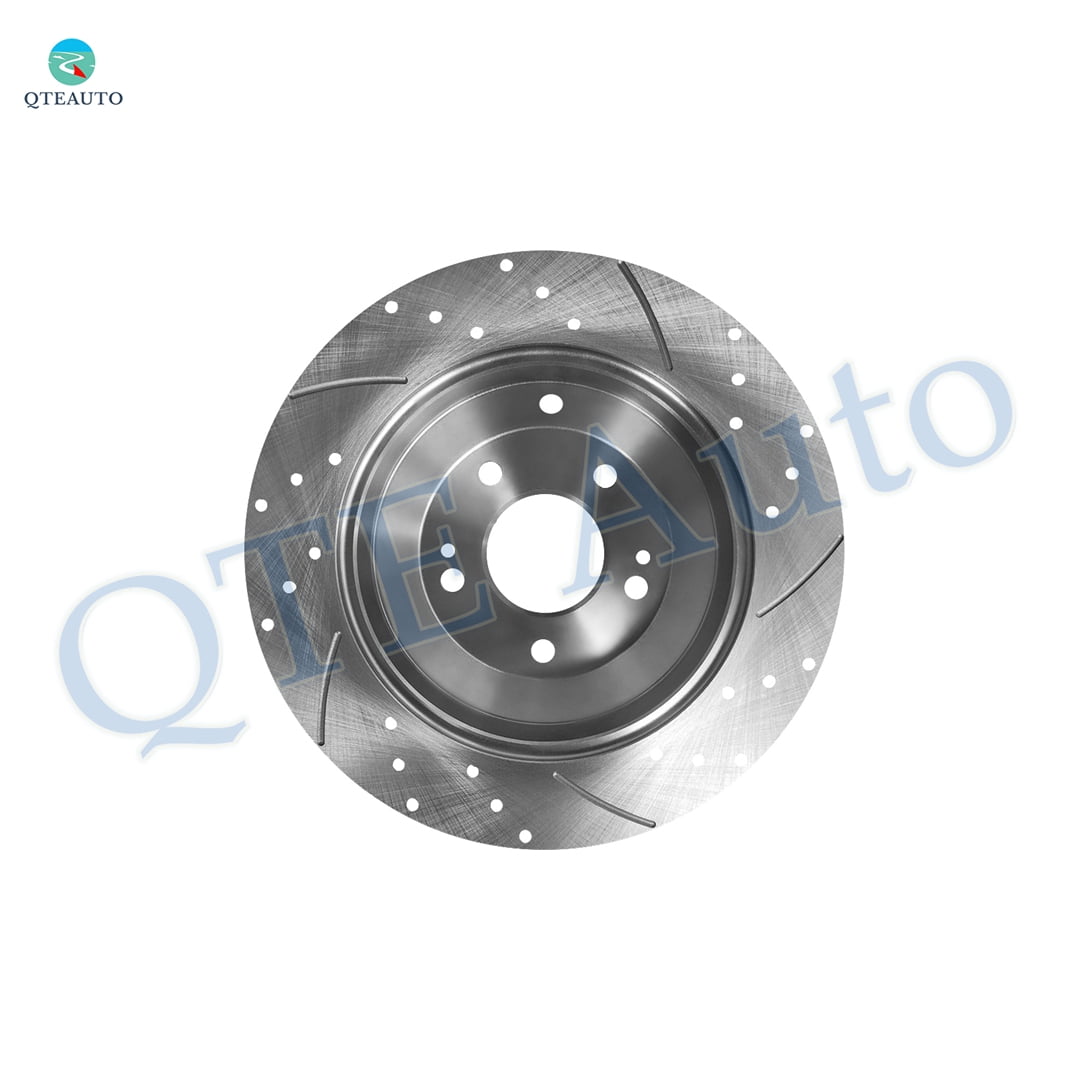 Rear 302mm Drilled Slotted Brake Disc Rotors 302mm For 2011-2015 KIA Sorento