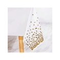 thumbnail image 4 of 1PC Black and Golden Polka Dots Plastic Tablecloth for Rectangle Tables, Birthday Party Table Cover, Table Cloths for Bachelor Cocktail Party, Graduat, 4 of 4