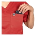 thumbnail image 4 of Uniforme Medico Pijama Quirurjica Mujer Jumper Conjunto XS Color Rojo, 4 of 5