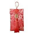 thumbnail image 1 of 6PCS Red Envelope Spring Festival Supplies Wedding Classic Embroidery Pattern Creative Chinese New Year Gift Card Bag, 1 of 12