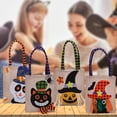 thumbnail image 3 of PVCS Halloween Linen Children’s Party Dress Up Linen Candy Bag Begging Candy Gift Bag Props, 3 of 6