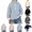 Light Blue, variant on YOUYEDIAN Boys Sweatshirts Fall Winter Fashion 1/4 Zip up Mock Neck Fleece Pullover Tops