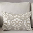 thumbnail image 3 of Light Brown Flowers Throw Pillow Cover 20 x 30 Inch Decorative Pillow Cover Rustic Boho Ethnic Middle Century Lumbar Pillowcase Seasonal Rectangle Cushion Case for Couch Sofa Bed Living Room, 3 of 7