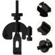 thumbnail image 4 of Cerradura de puerta portátil, cerradura de puerta de seguridad para el hogar, accesorio de cerradura de Hotel para puerta de viaje, 4 of 4