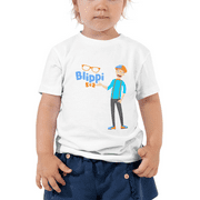 Blippi Kid's Cartoon Youtube Show Toddler Short Sleeve Tee Fun Colorful Size 2T